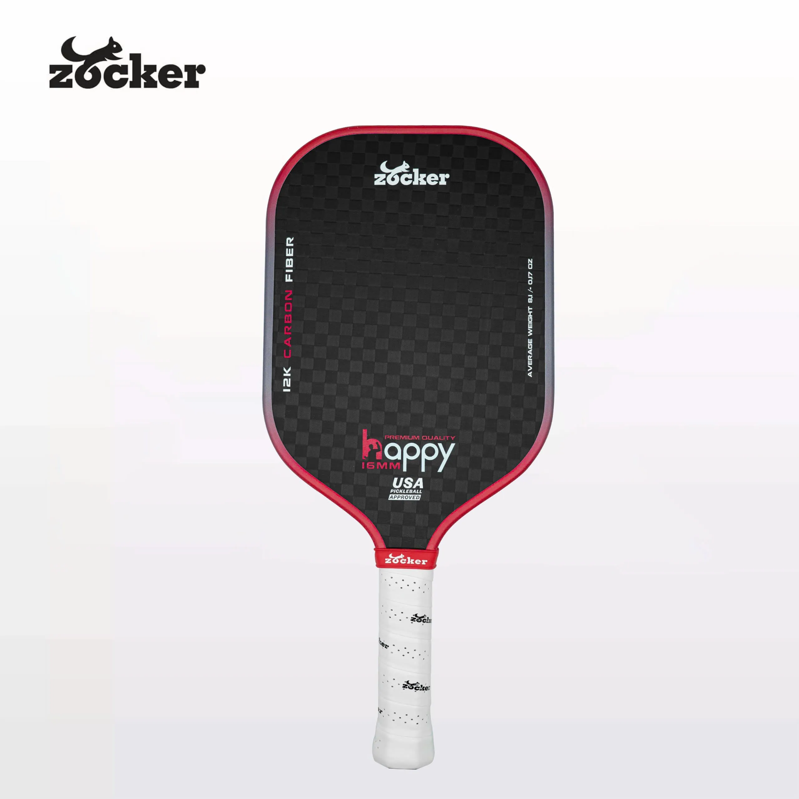 Vot-Pickleball-Zocker-Happy-Premium-quality-red