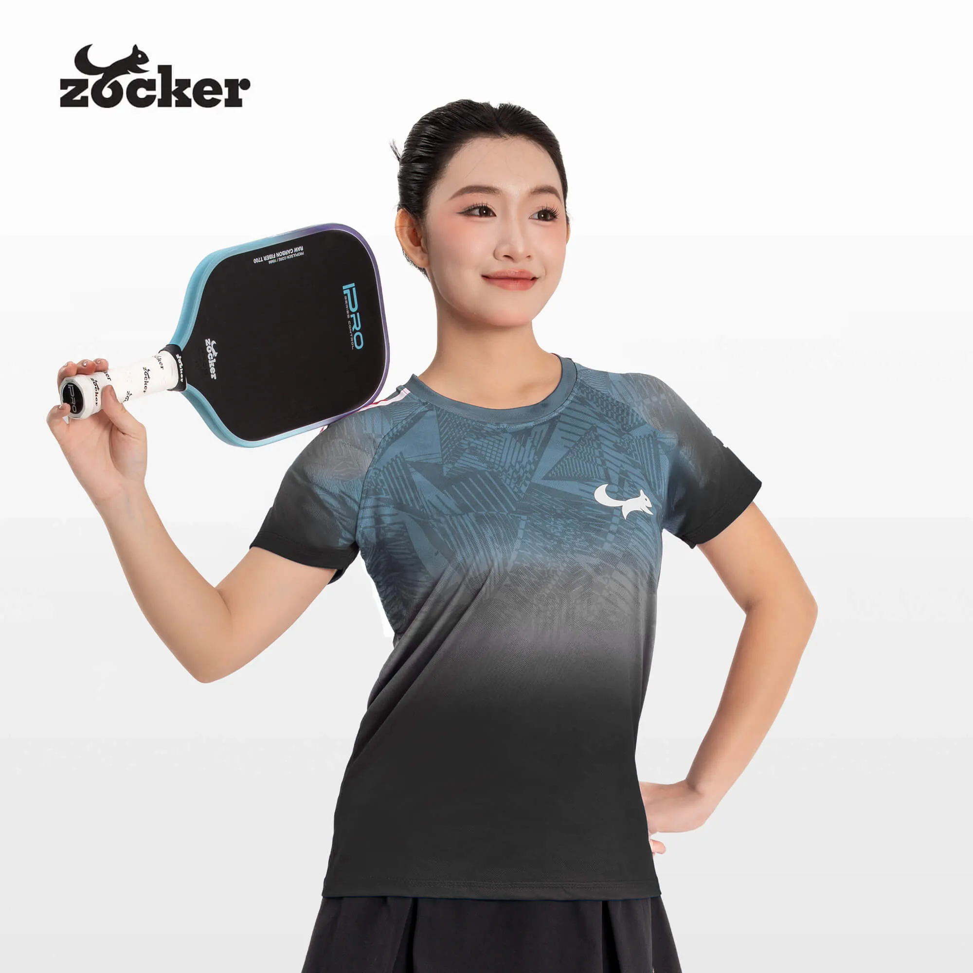 ao-pickleball-Jac05-xanh-den-nu