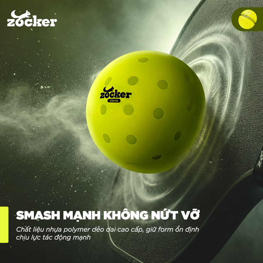 So sánh các loại bóng pickleball Zocker thi đấu