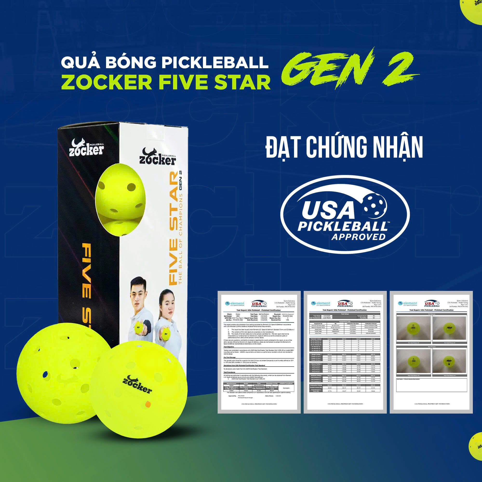 5 lý do chủ sân pickleball nhất định phải dùng bóng Zocker