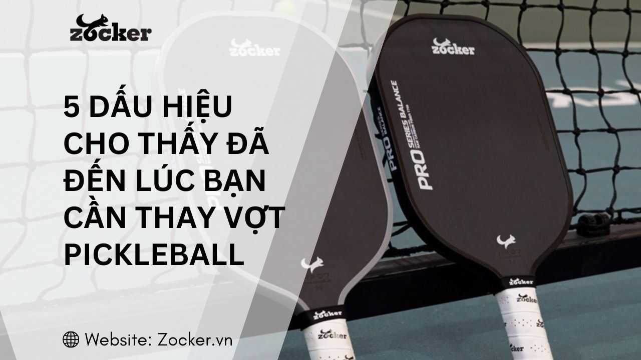5 dấu hiệu cho thấy đã đến lúc bạn cần thay vợt pickleball