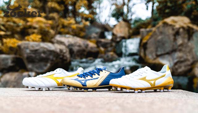 Bộ sưu tập giày đá bóng Victory Gold Pack của Mizuno