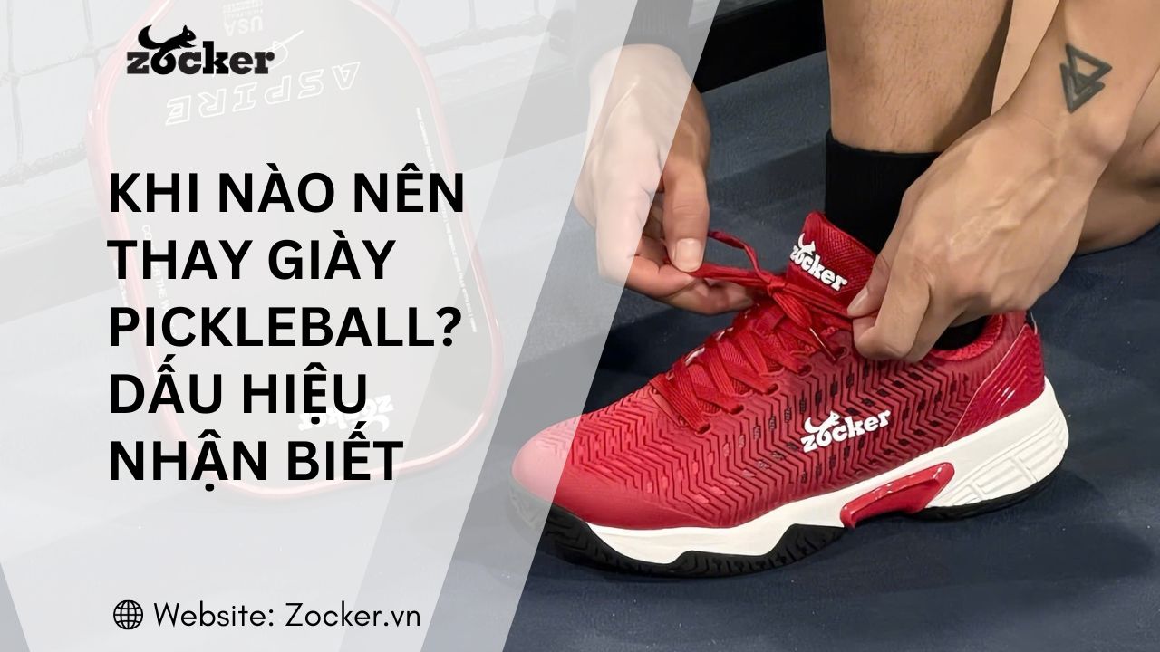 Khi nào nên thay giày pickleball? Dấu hiệu nhận biết giày đã xuống cấp