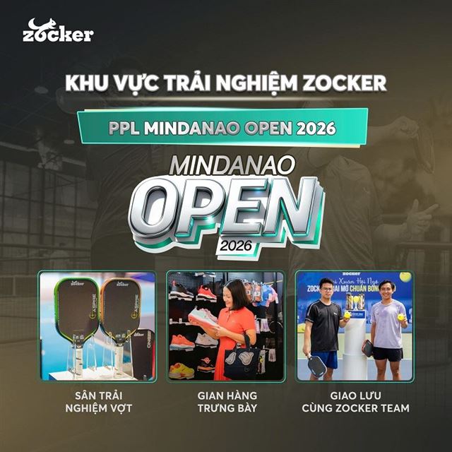 Zocker Pickleball Team vươn tầm quốc tế – chào đón các VĐV Philippines tại PPL Mindanao Open 2026