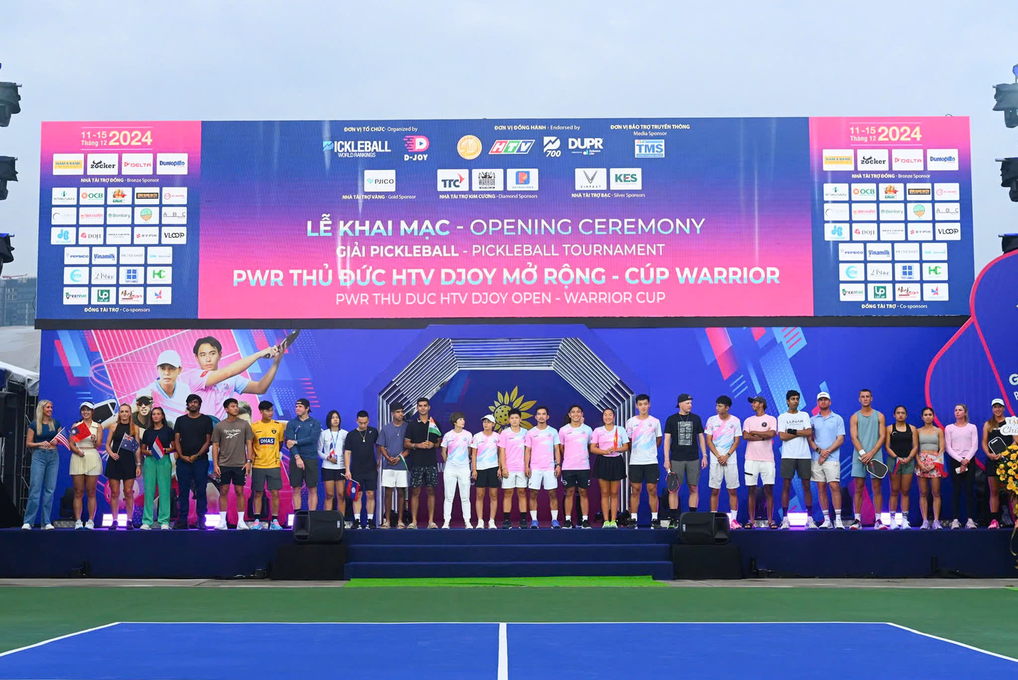 Zocker nhận được mưa lời khen tại Giải Pickleball DJoy Open Warrior Cup