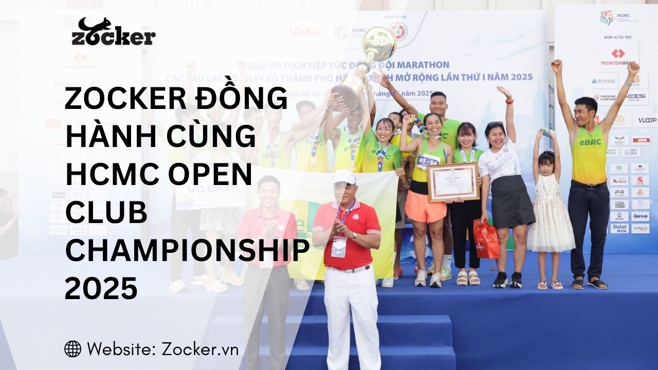 Zocker Đồng Hành Cùng Giải Chạy HCMC Open Club Championship 2025