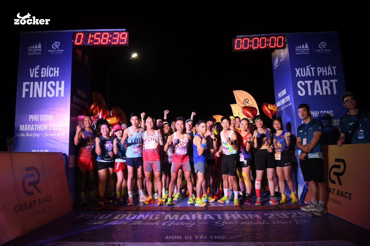 Zocker Đồng Hành Cùng Phù Đổng Marathon 2025