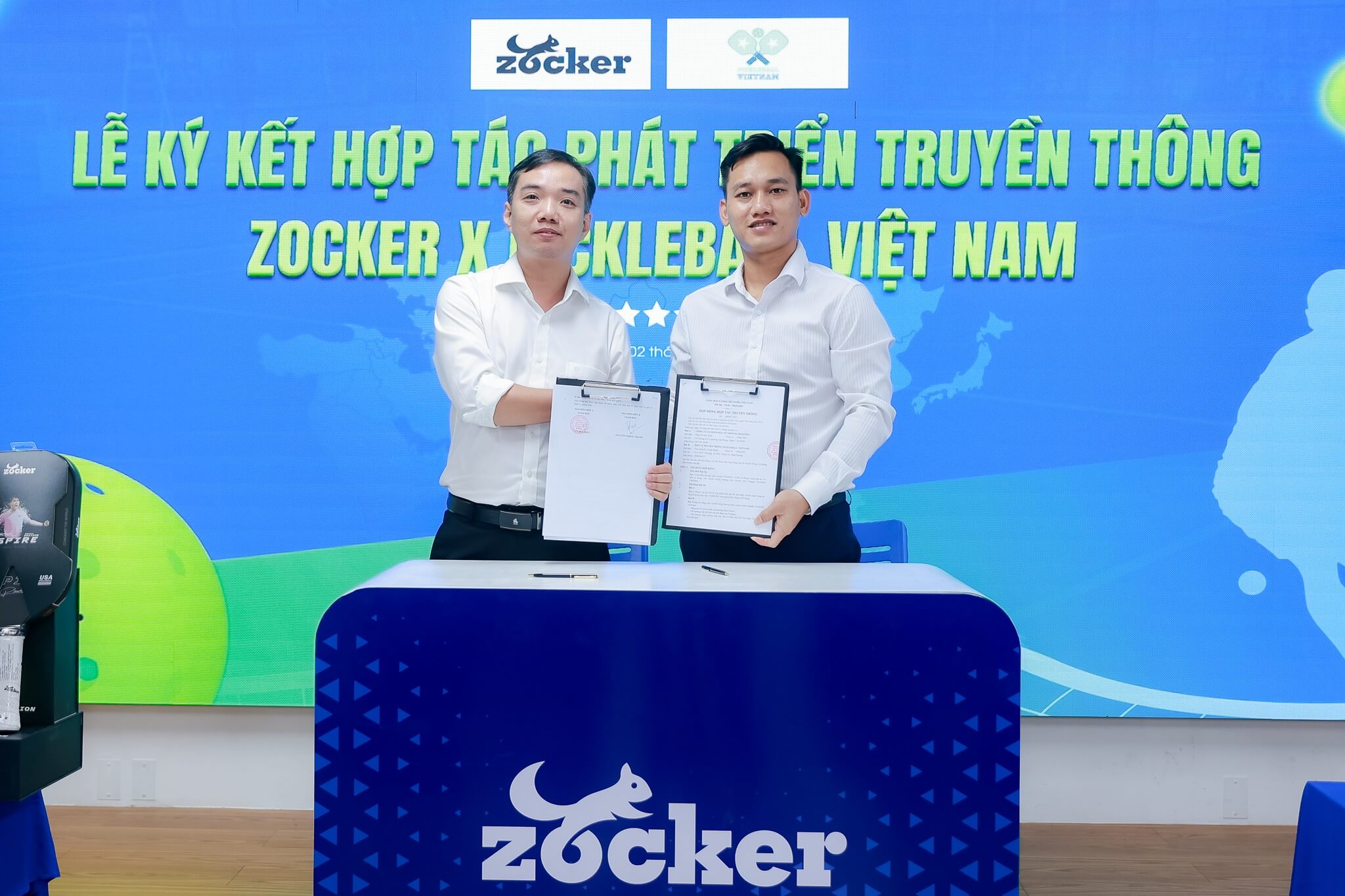 Zocker và Pickleball Việt Nam ký kết hợp tác truyền thông