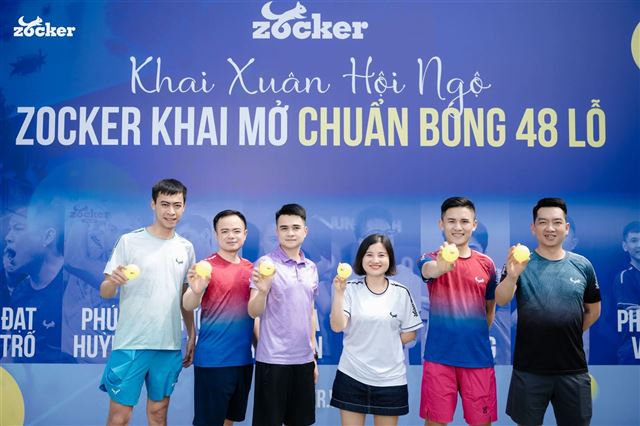 ZOCKER CHÍNH THỨC RA MẮT BÓNG PICKLEBALL 48 LỖ