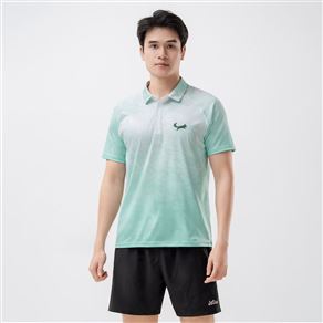 Áo Thi Đấu Pickleball Zocker JAC06 – Cổ bẻ – Xanh ngọc