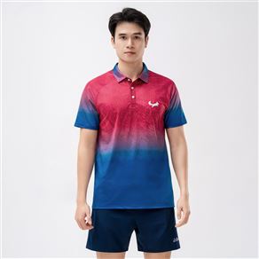 Áo Thi Đấu Pickleball Zocker JAC06 – Cổ bẻ – Xanh navy