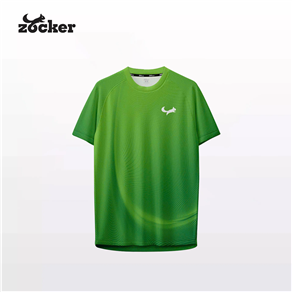 Áo Thi Đấu Pickleball Zocker Aspire Signature – Cổ tròn – Xanh lá cây 