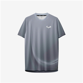 Áo Thi Đấu Pickleball Zocker Aspire Signature – Cổ tròn – Xám