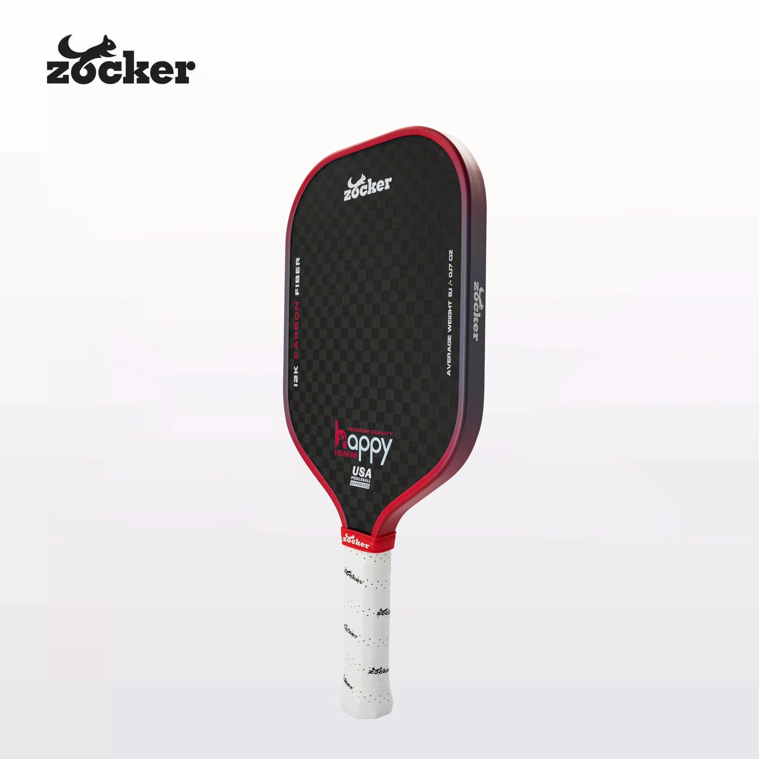 Vot-Pickleball-Zocker-Happy-Premium-quality-red-2