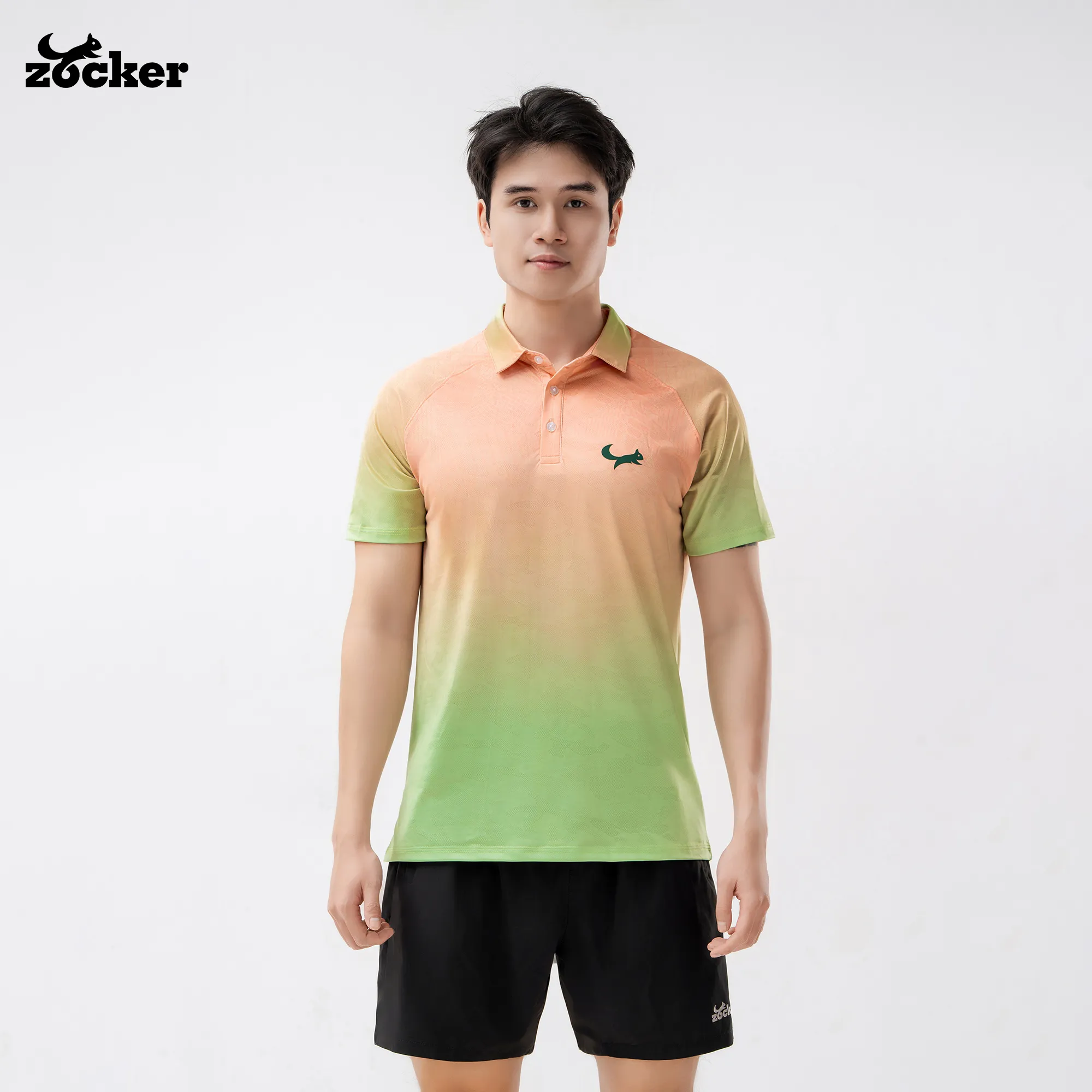 ao-pickleball-Zocker-jac06-xanh-chuoi