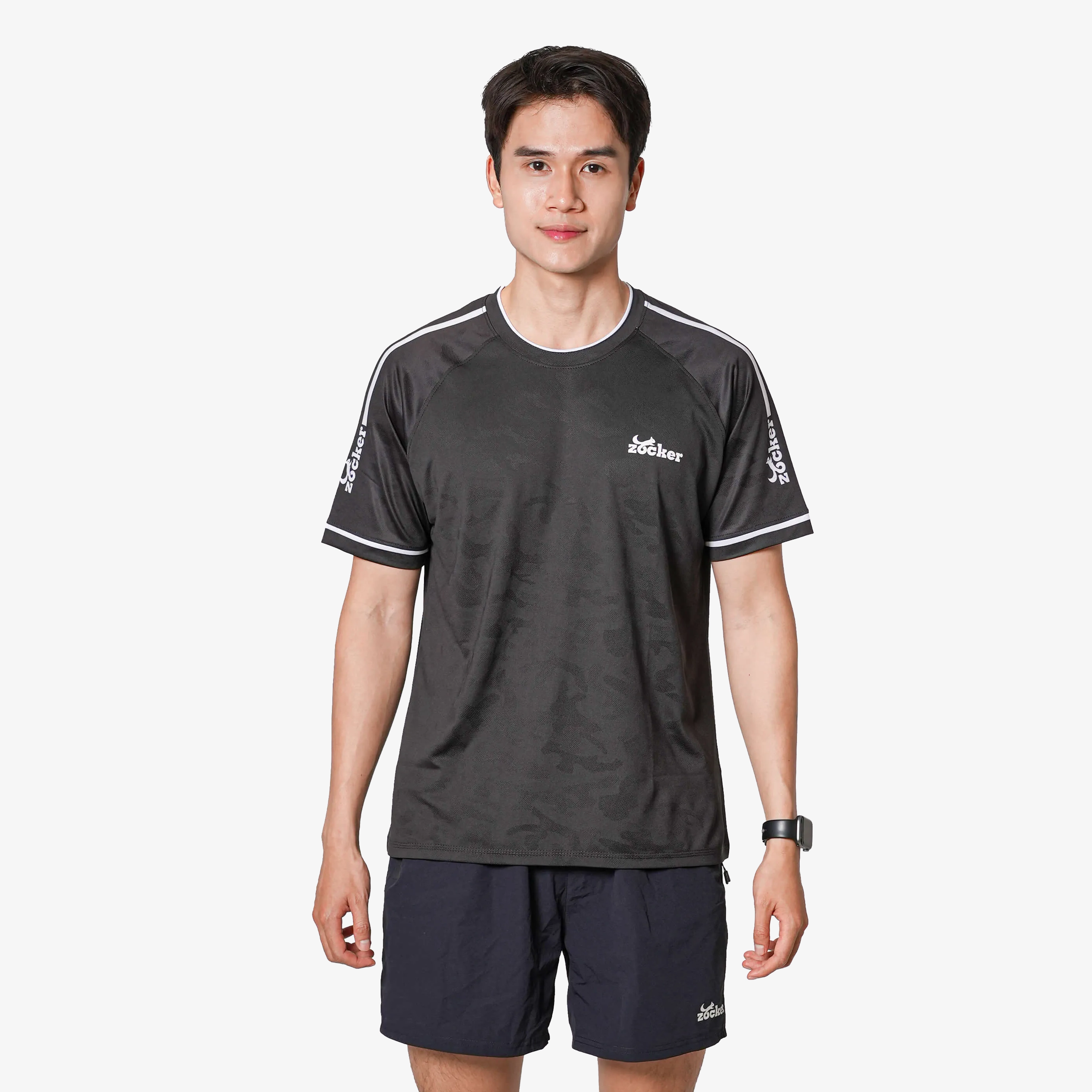 Áo Thi Đấu Pickleball Zocker JAC01 Nam - Màu Đen