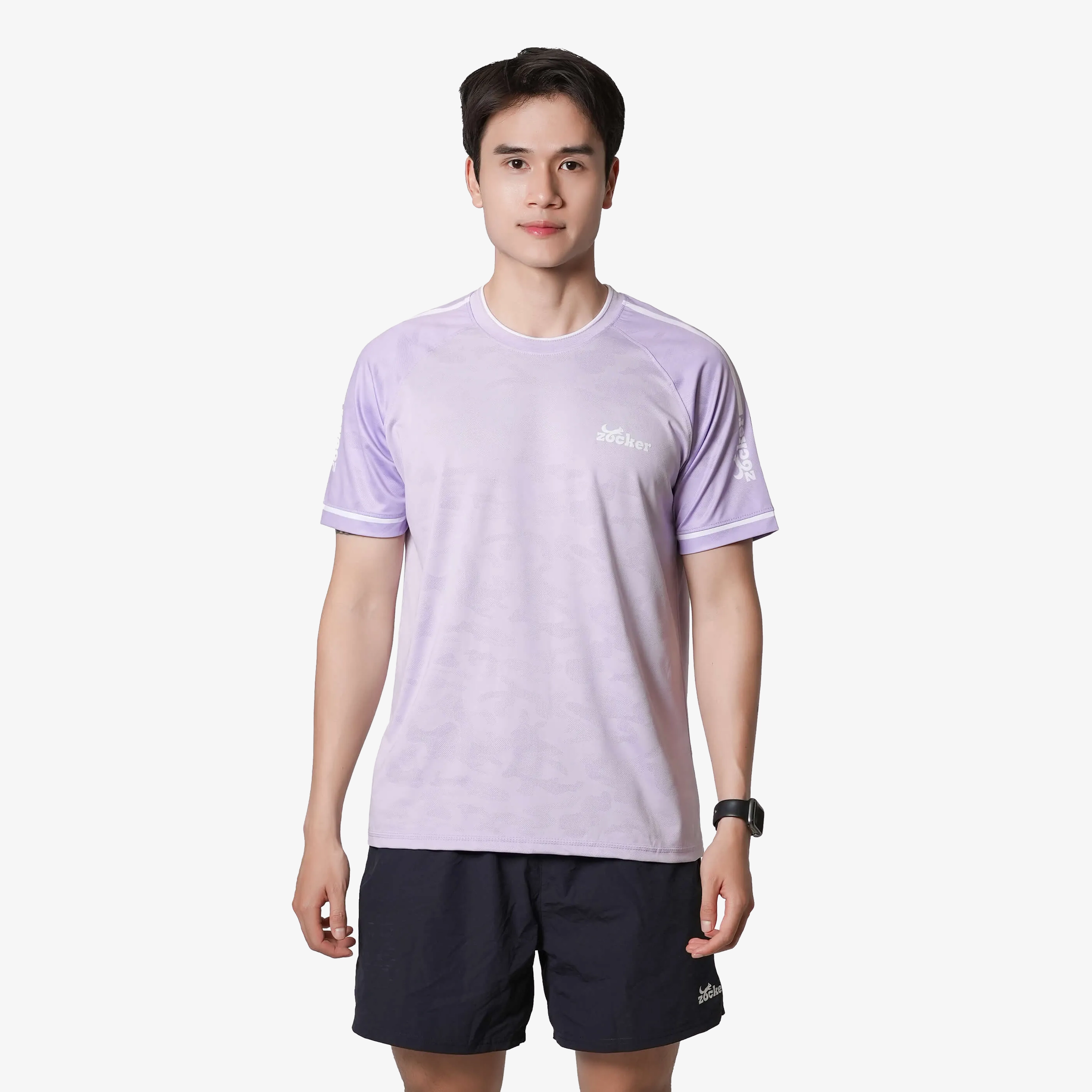 Áo Thi Đấu Pickleball Zocker JAC01 Nam - Màu Tím