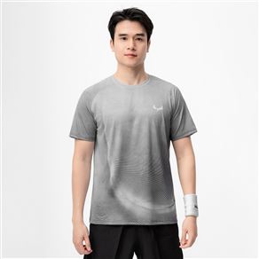 Áo Thi Đấu Pickleball Zocker Aspire Signature – Cổ tròn – Xám