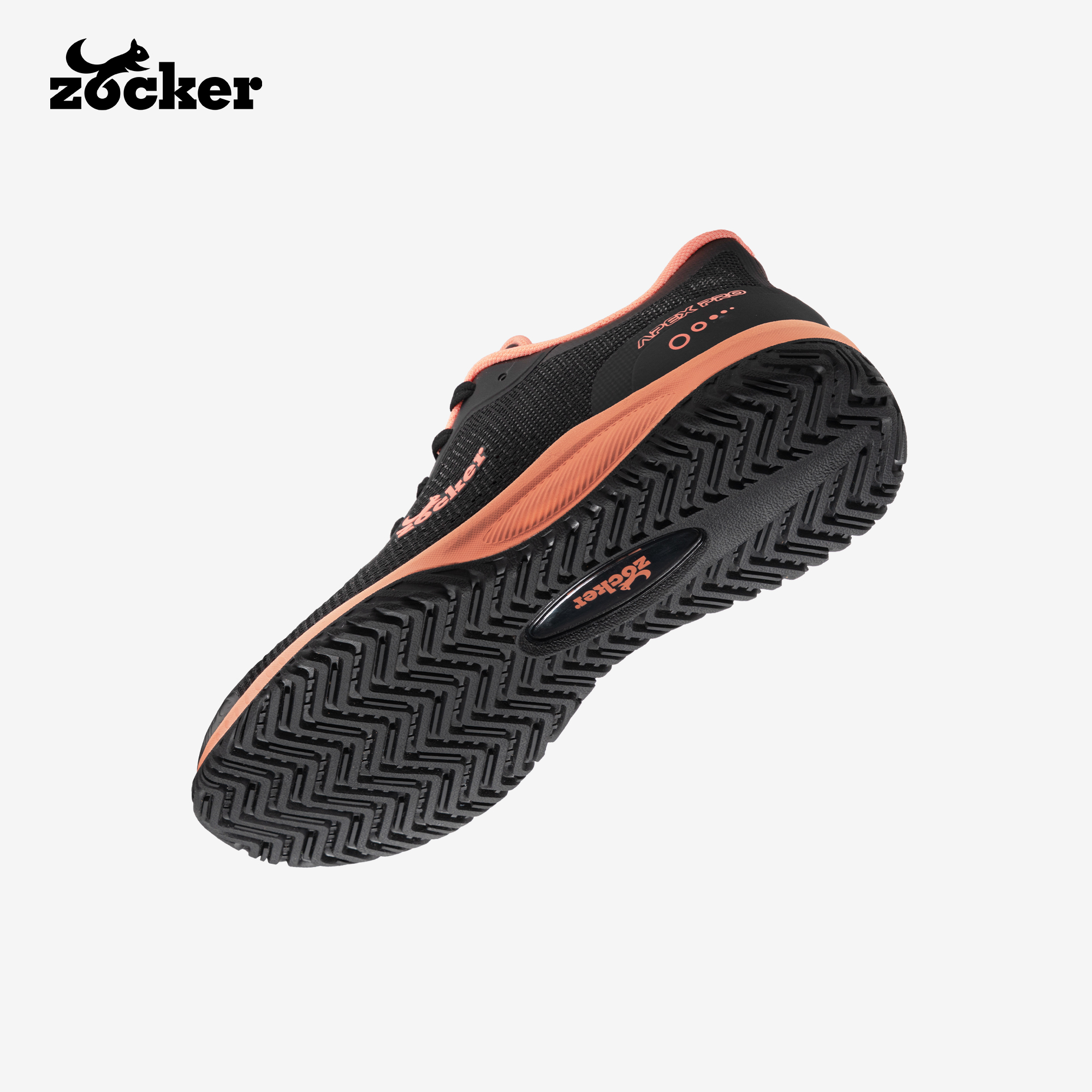 Giày Pickleball Zocker Apex pro Đen cam