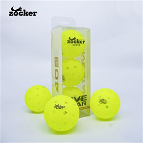 Combo 3 quả bóng thi đấu Pickleball Zocker Five Star