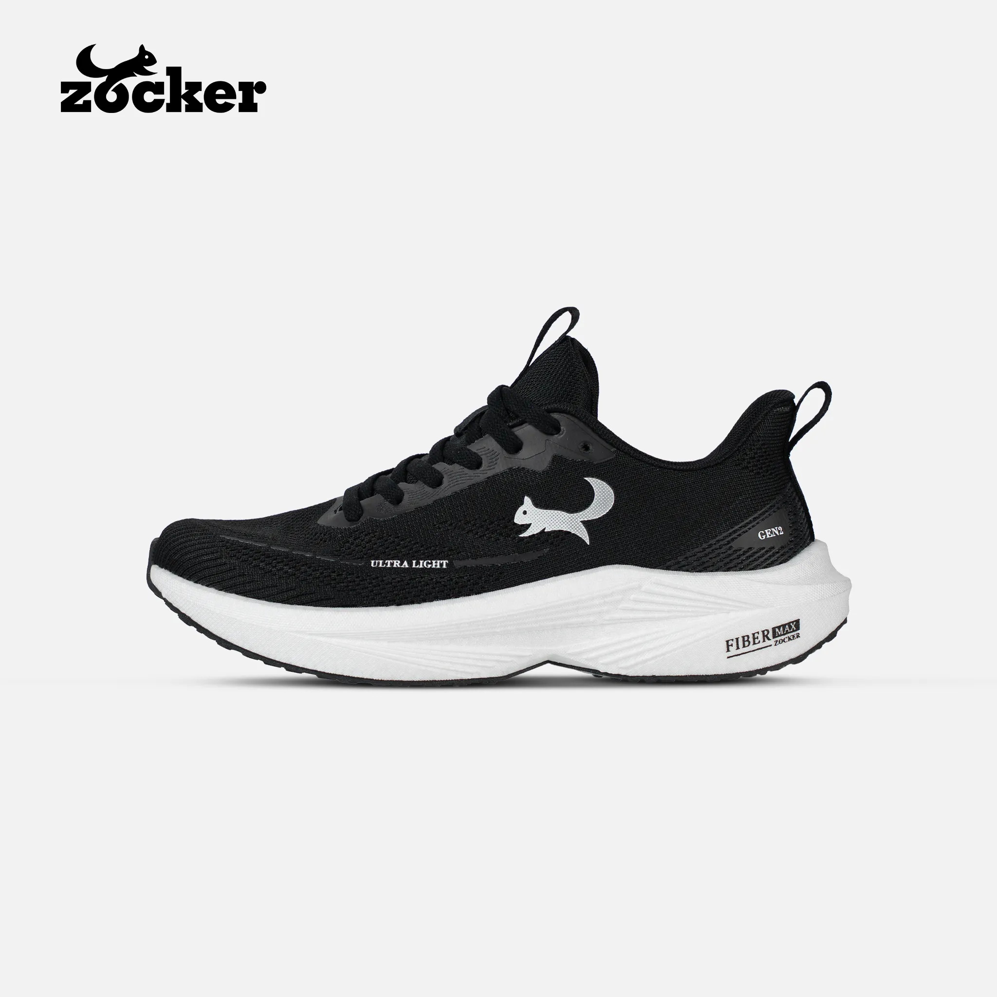 Giày chạy bộ Zocker Ultra Light Gen 2 - Đen