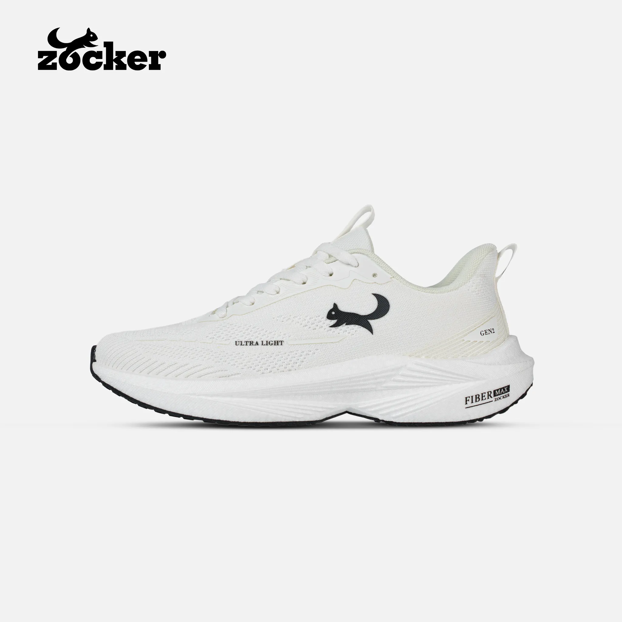 Giày chạy bộ Zocker Ultra Light Gen 2 – Trắng