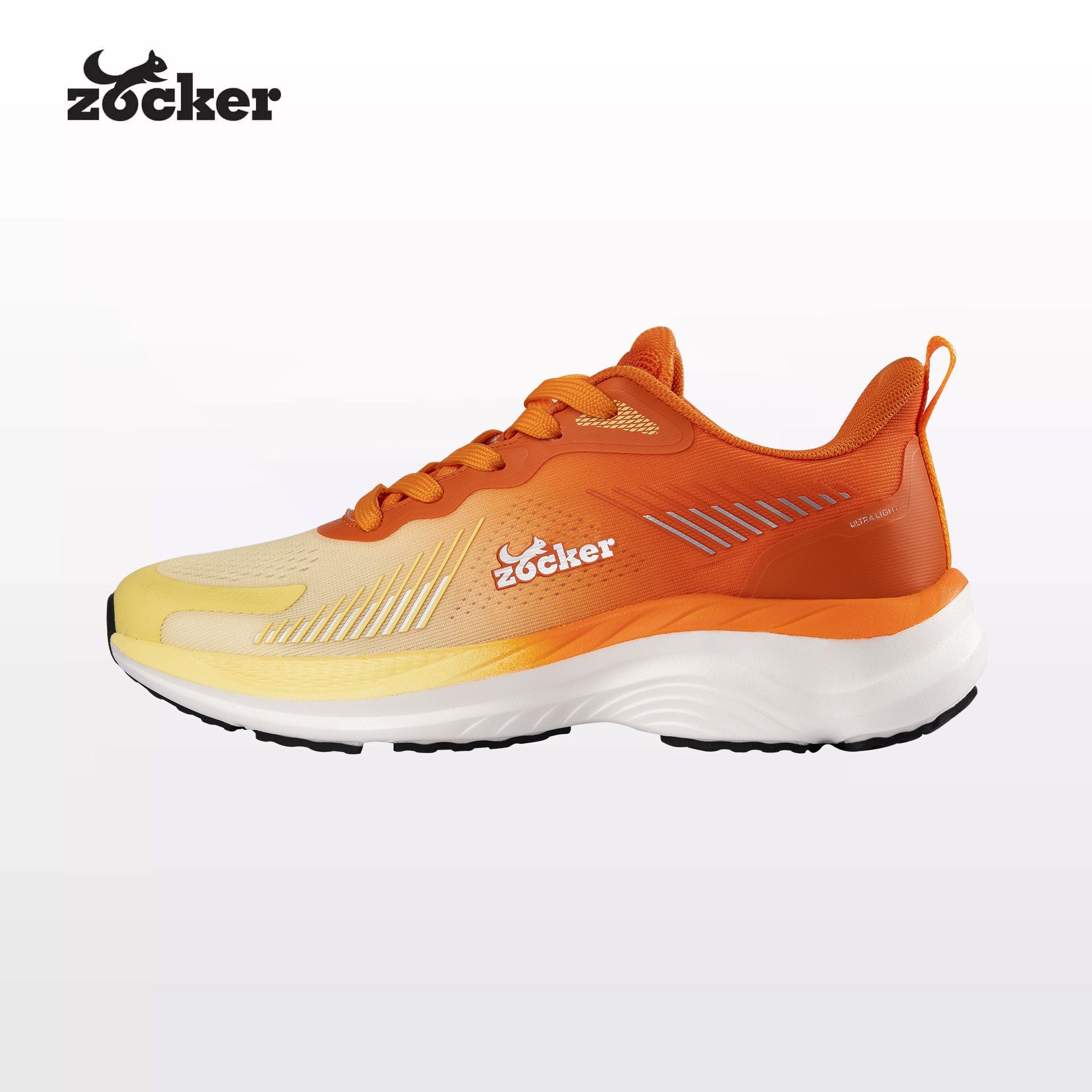 Giày chạy bộ Nam/Nữ Zocker ZCB Ultra Light Pale Yellow/Orange