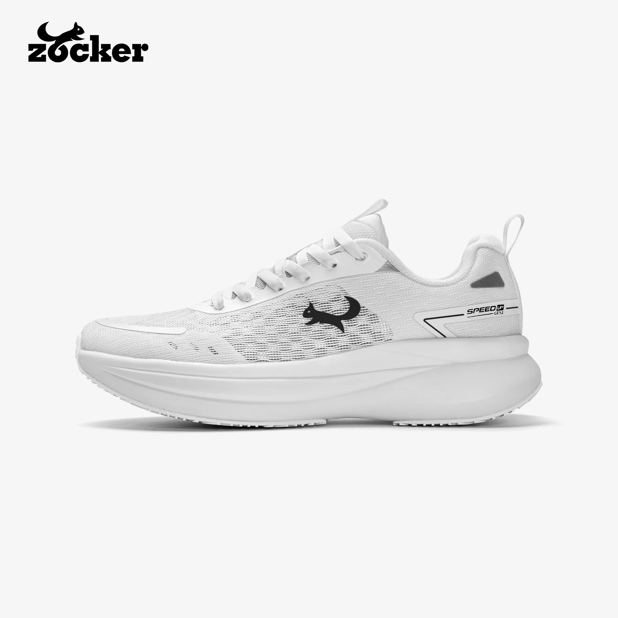 Giày chạy bộ Zocker Speed Up Gen 2 – Trắng