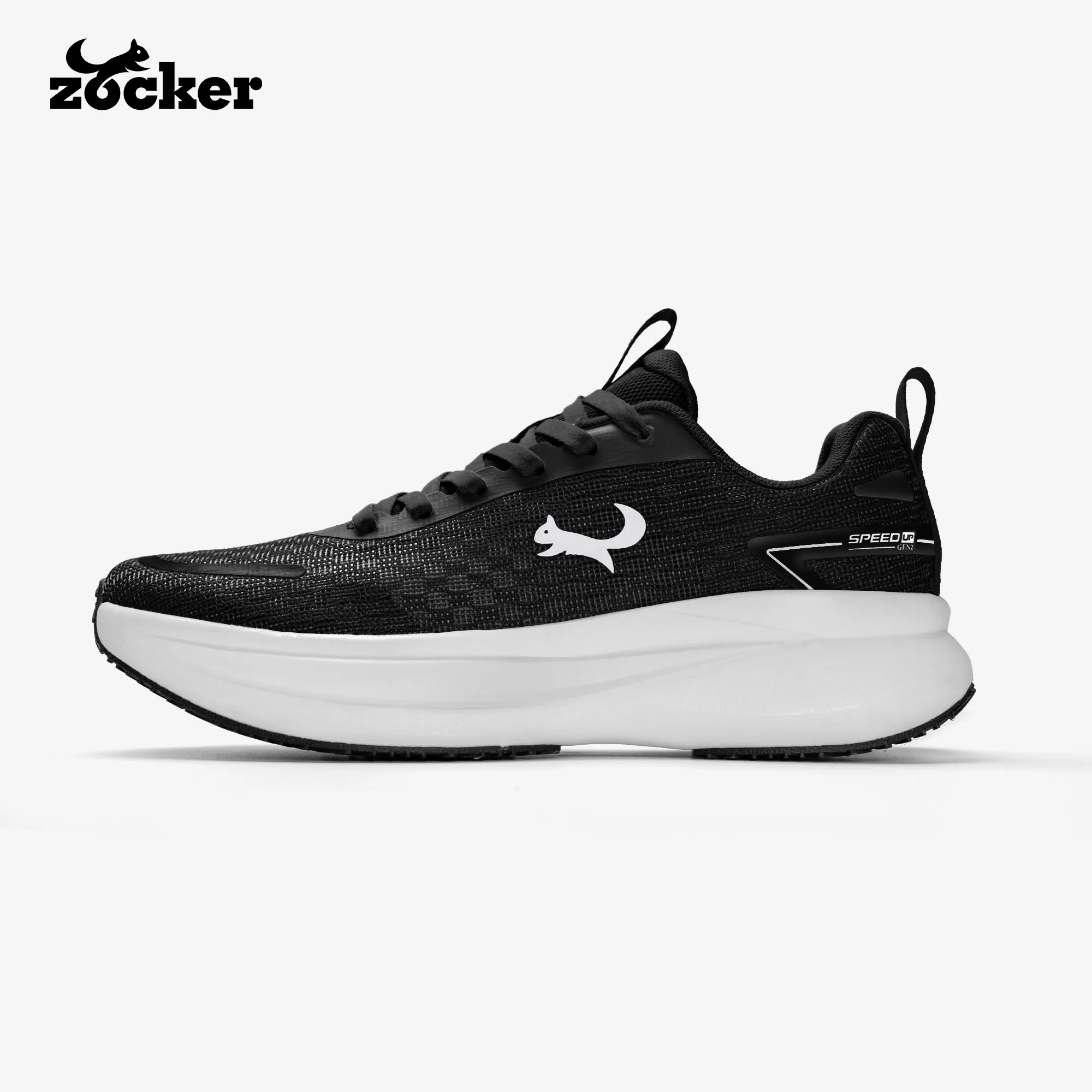 Giày chạy bộ Zocker Speed Up Gen 2 - Đen