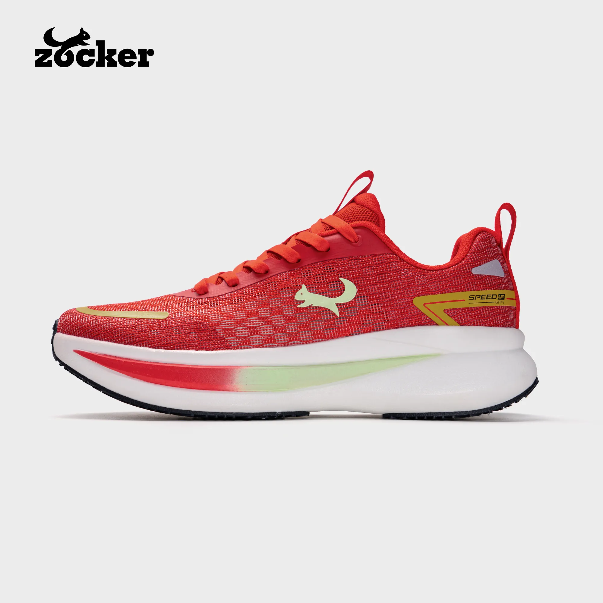 Giày Chạy Bộ Zocker Speed Up Gen 2 - Đỏ