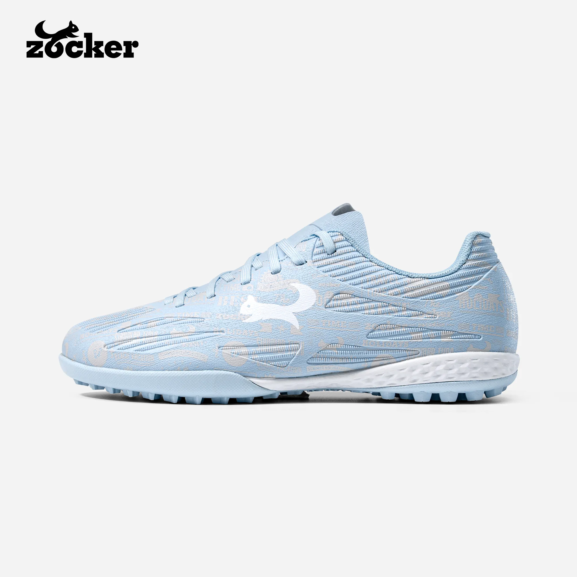 Giày Đá Bóng Zocker Winner Energy - Xanh Nhạt/Trắng