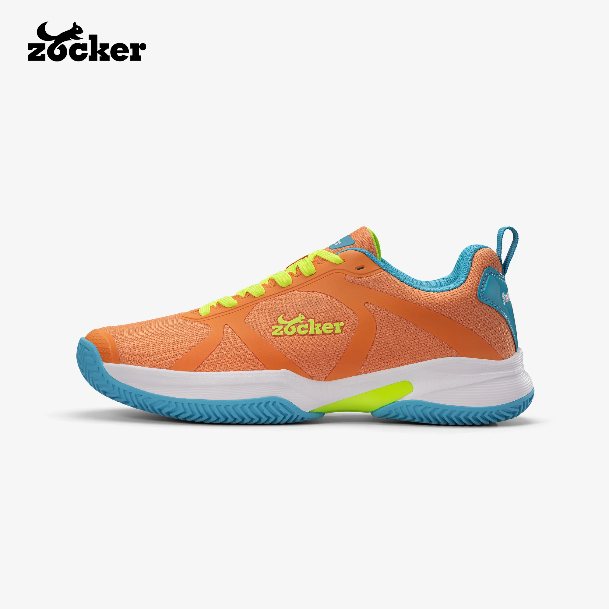 Giày Pickleball Zocker Swift Core - Cam/Xanh