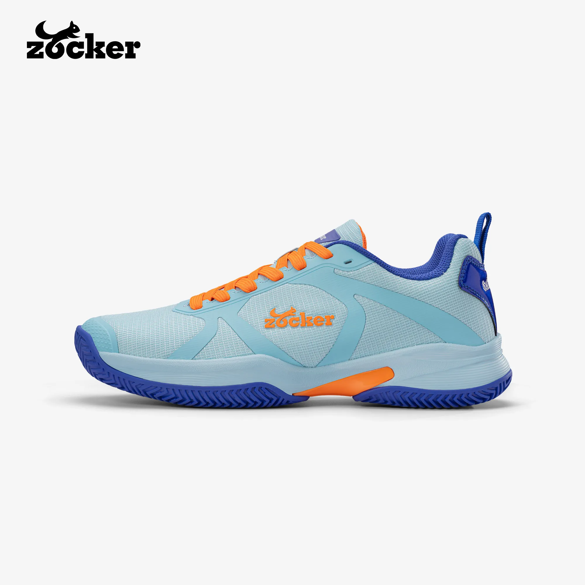 Giày Pickleball Zocker Swift Core - Xanh/Cam