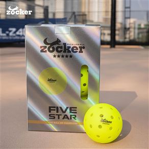 Combo 6 quả bóng thi đấu Pickleball Zocker Five Star