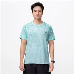 Áo Thi Đấu Pickleball Zocker JAC07 Nam – Cổ tròn – Xanh Ngọc