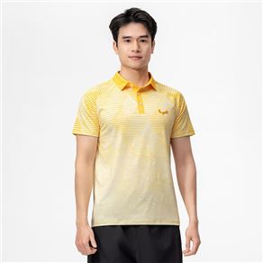 Áo Thi Đấu Pickleball Zocker JAC08 Nam – Cổ bẻ – Vàng