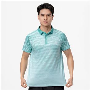 Áo Thi Đấu Pickleball Zocker JAC08 Nam – Cổ bẻ – Xanh Ngọc