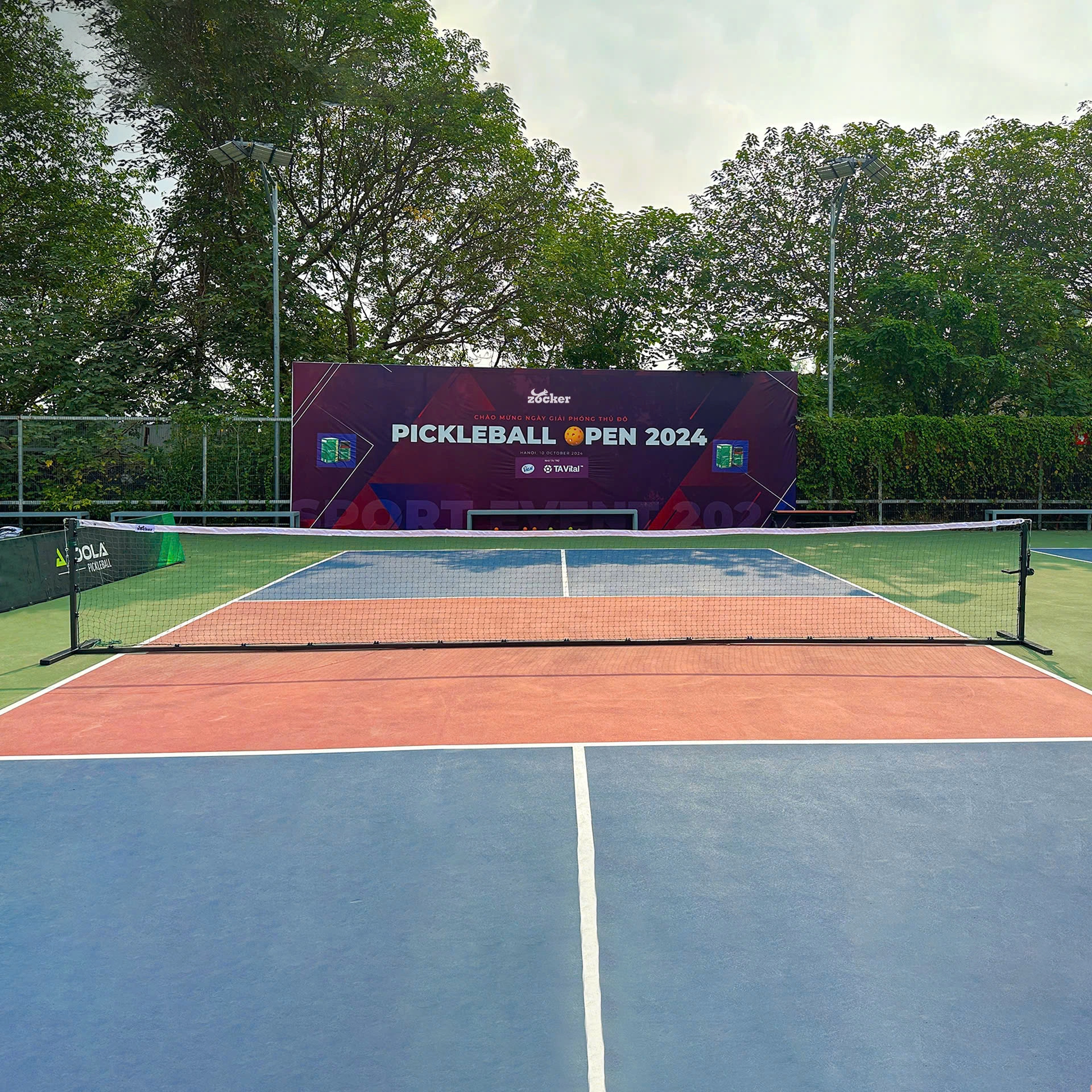 Bộ Khung Lưới Pickleball cao cấp Zocker LPZ30