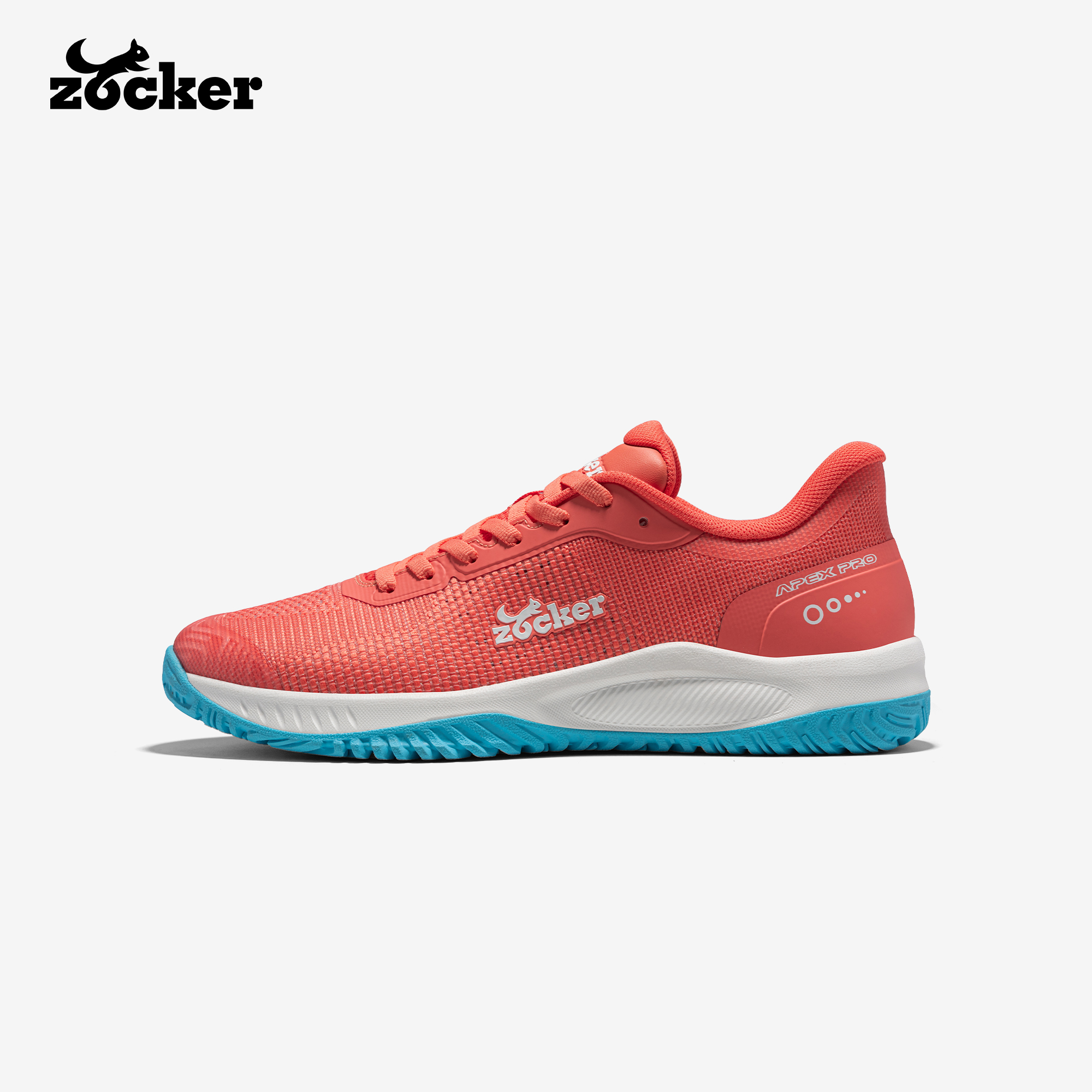 Giày Pickleball Zocker Apex pro Cam xanh