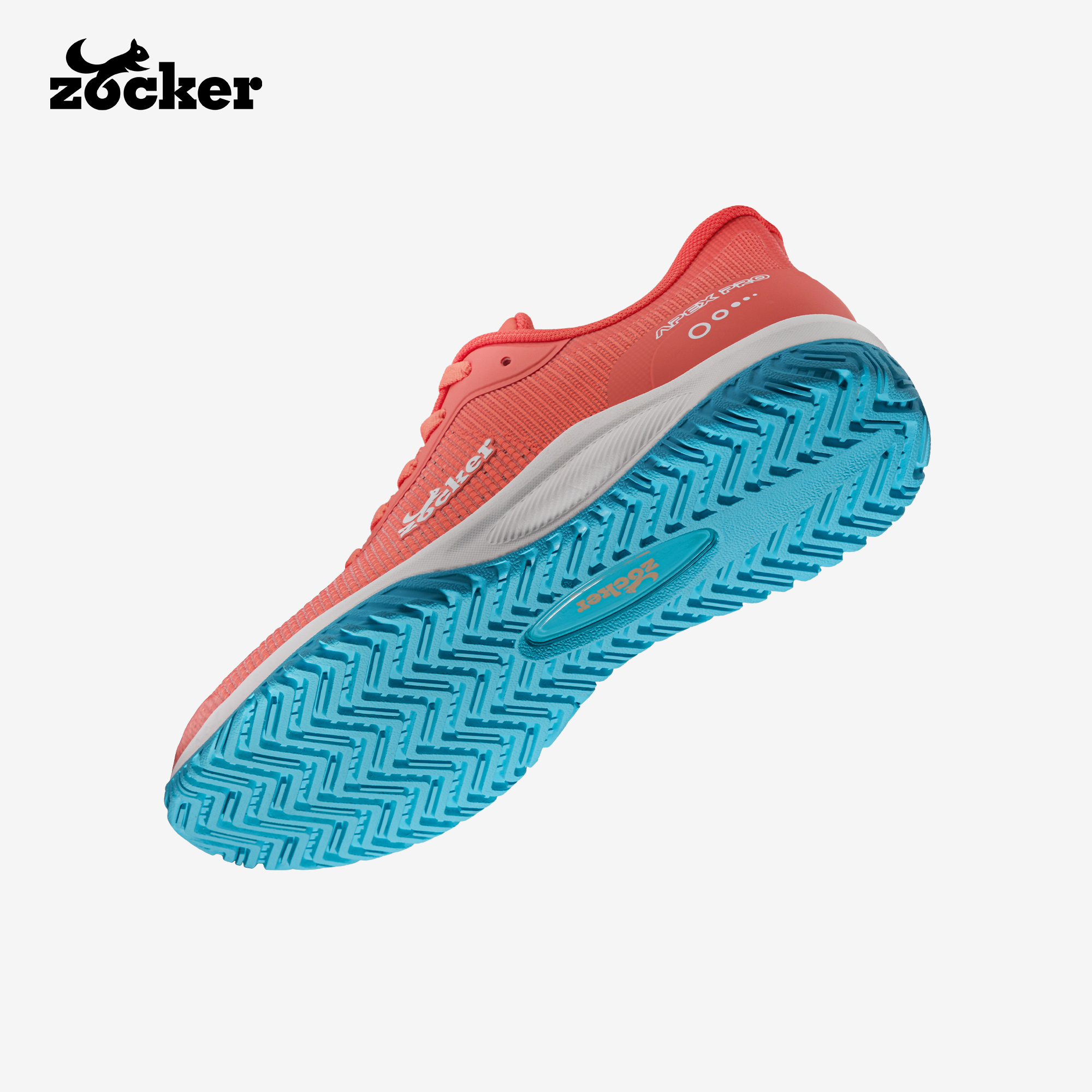 Giày Pickleball Zocker Apex pro Cam xanh