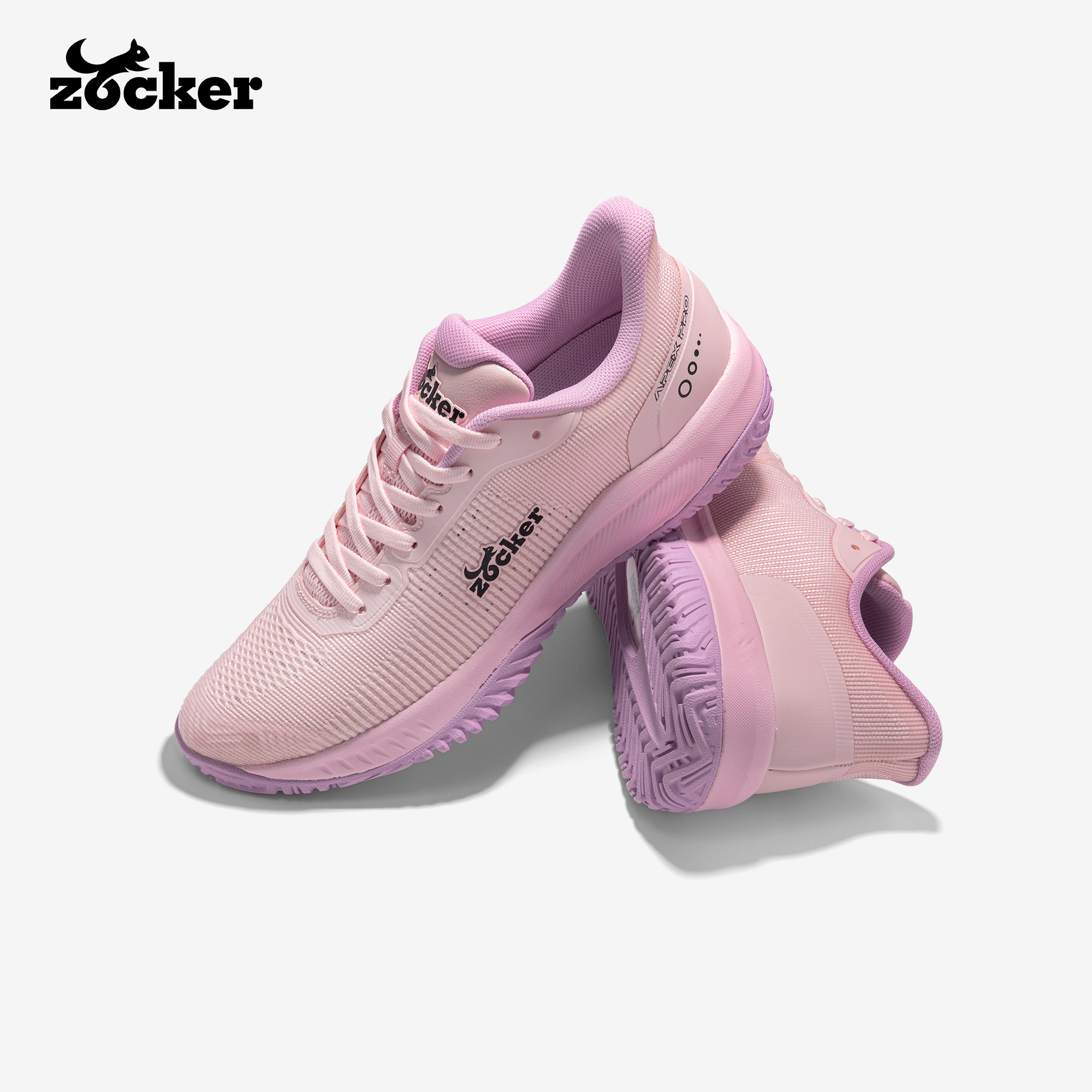 Giày Pickleball Zocker Apex pro Hồng tím