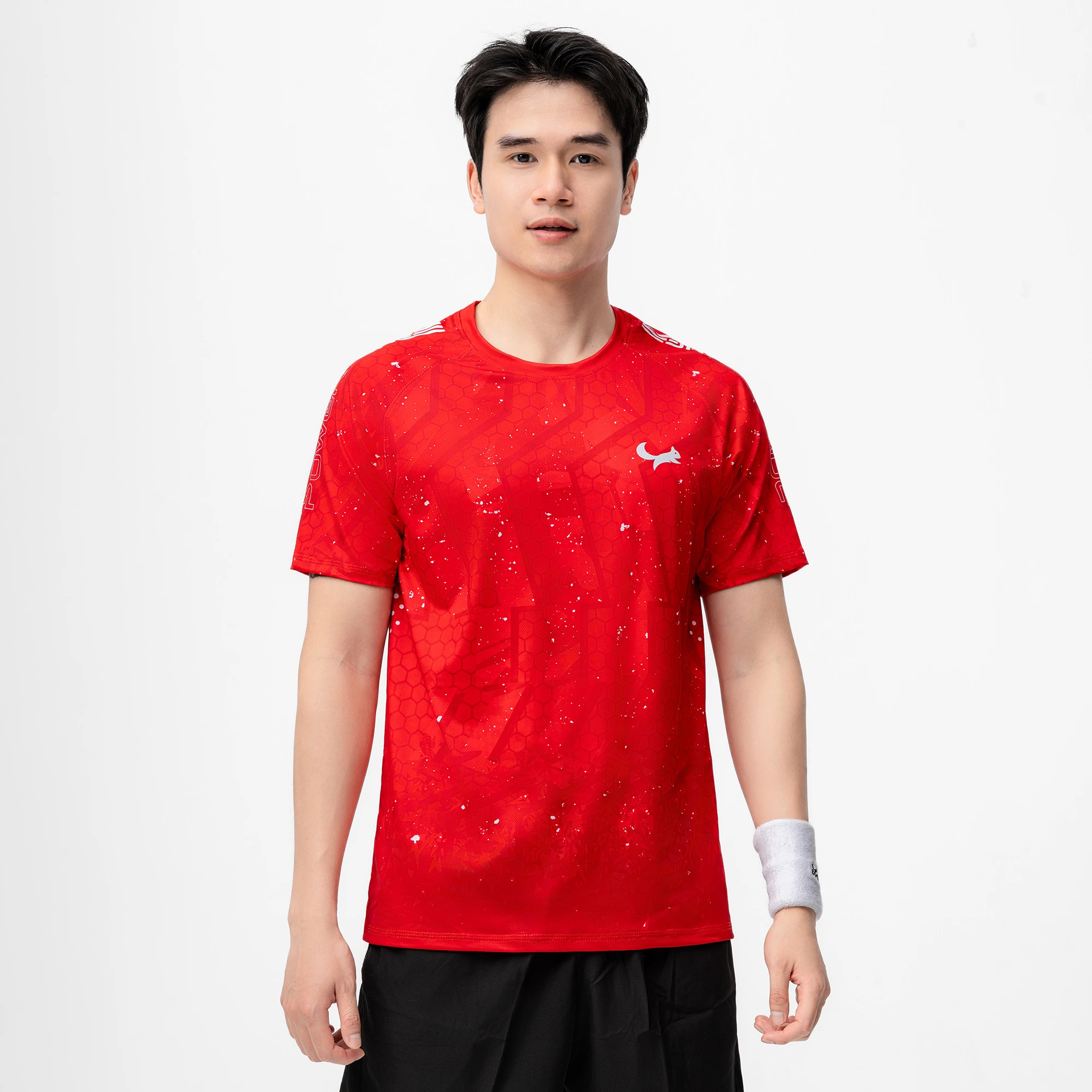 Áo Thi Đấu Pickleball Zocker Power One – Cổ tròn – Đỏ