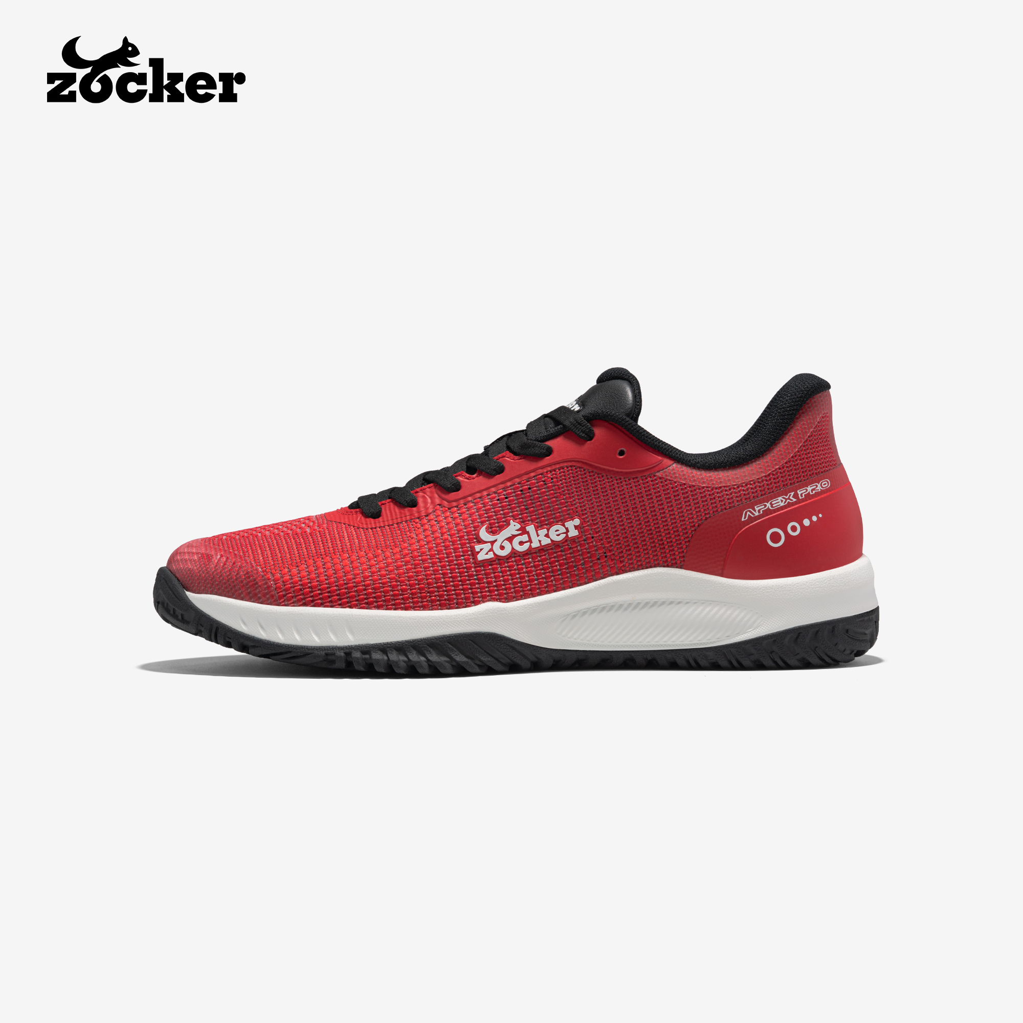 Giày Pickleball Zocker Apex pro Đỏ đen