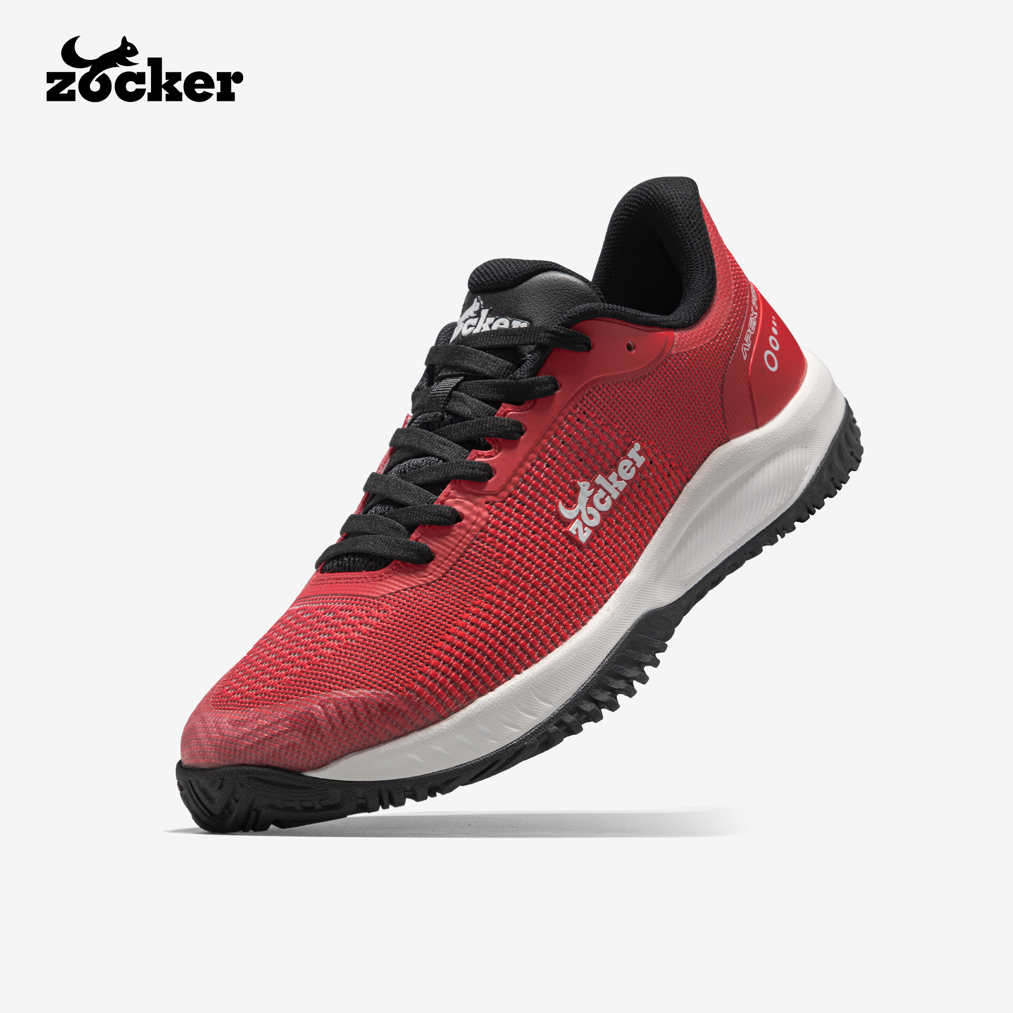 Giày Pickleball Zocker Apex pro Đỏ đen