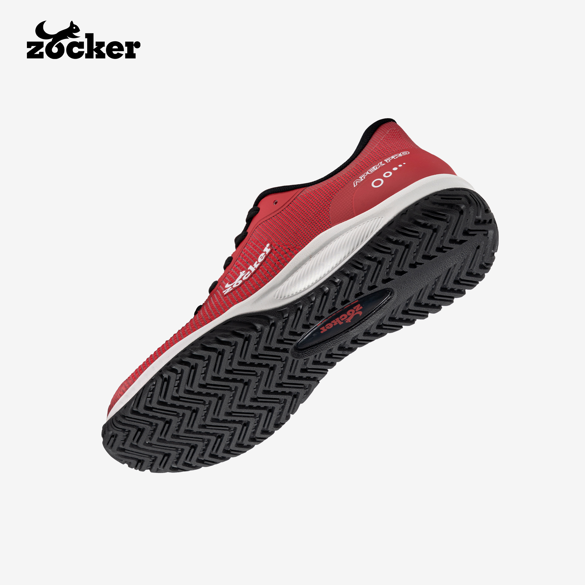 Giày Pickleball Zocker Apex pro Đỏ đen