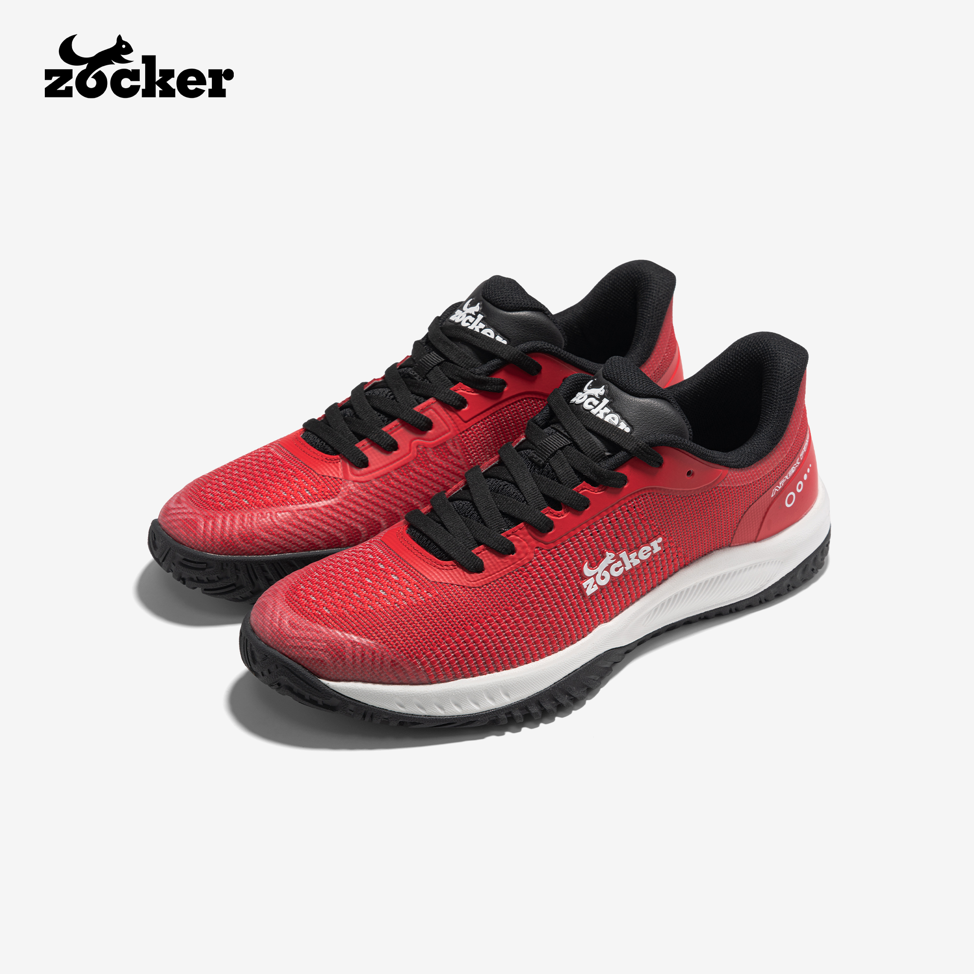 Giày Pickleball Zocker Apex pro Đỏ đen