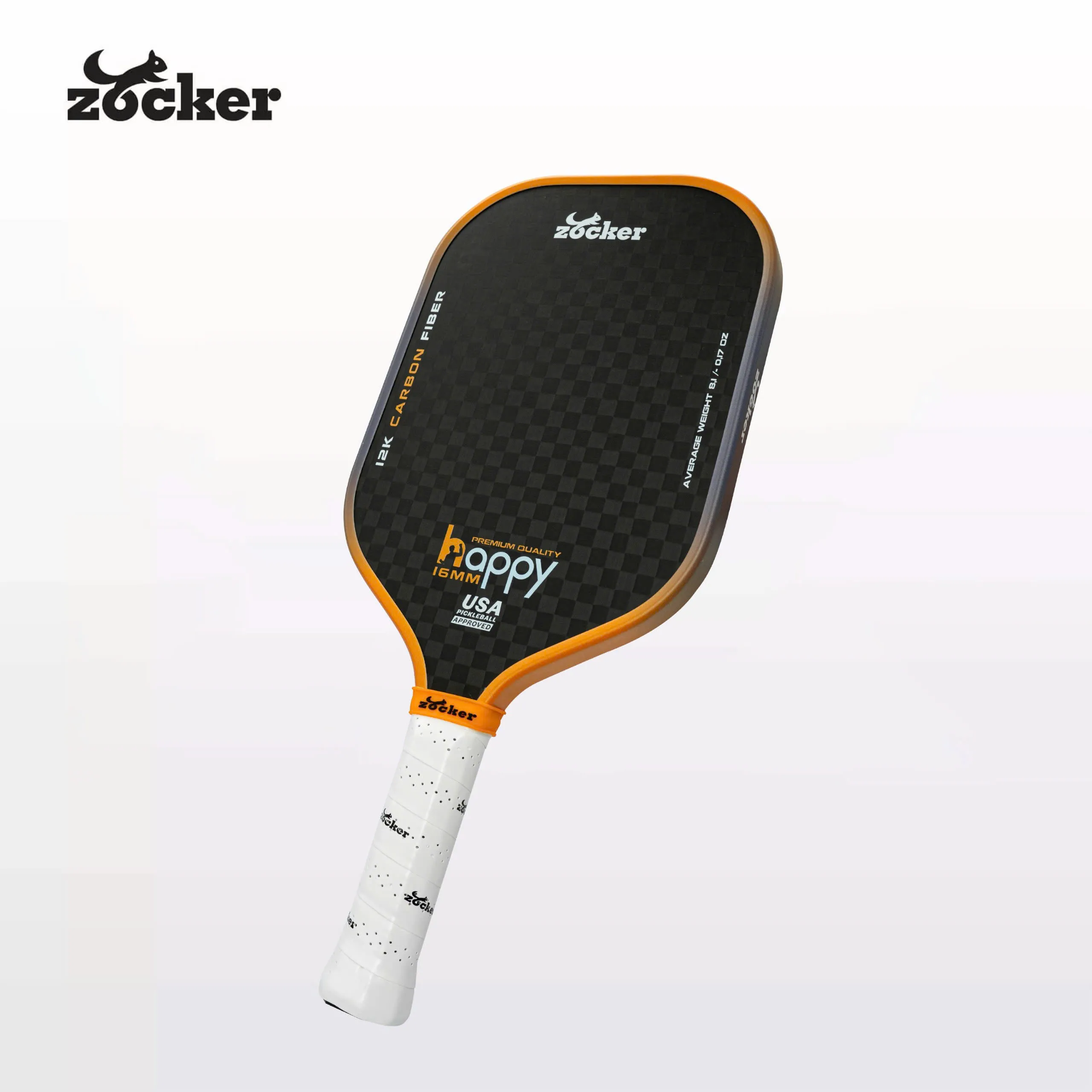 Vợt Pickleball Zocker Happy HP3 Premium Quality Orange