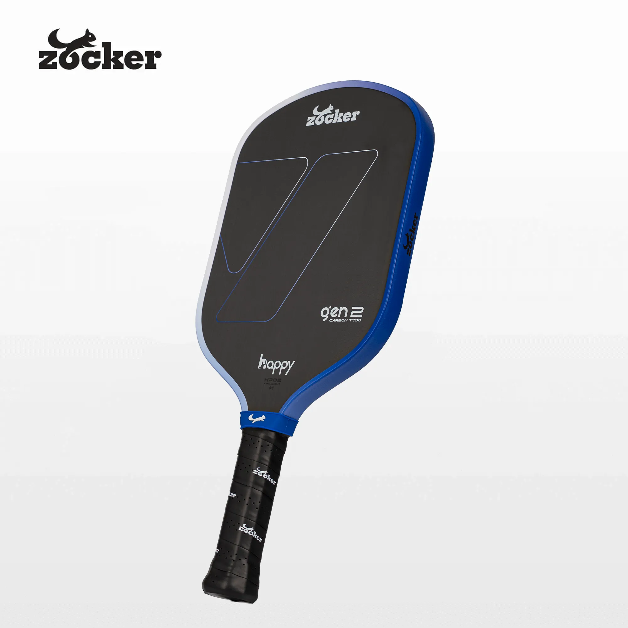 Vợt Pickleball Zocker Happy HP02 Gen 2 - White/Blue