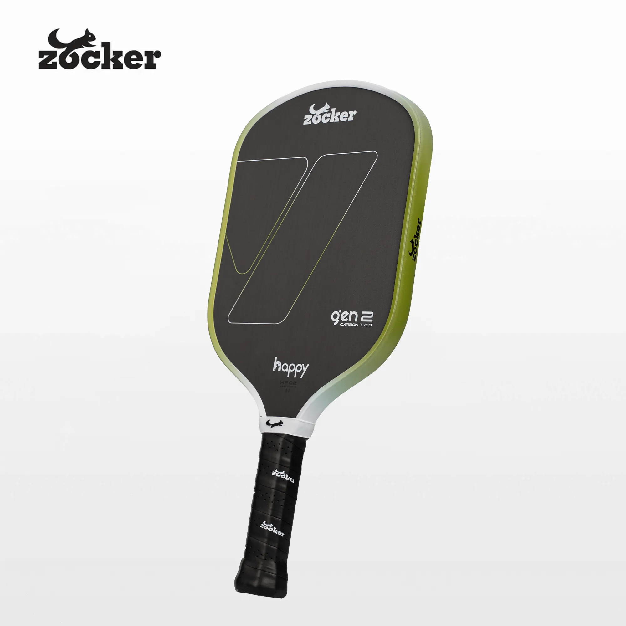 Vợt Pickleball Zocker Happy HP02 Gen 2 - White/Green