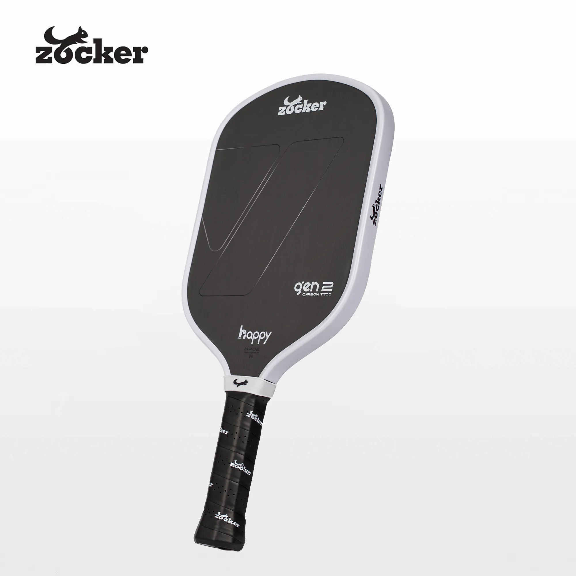 Vợt Pickleball Zocker Happy HP02 Gen 2 - White